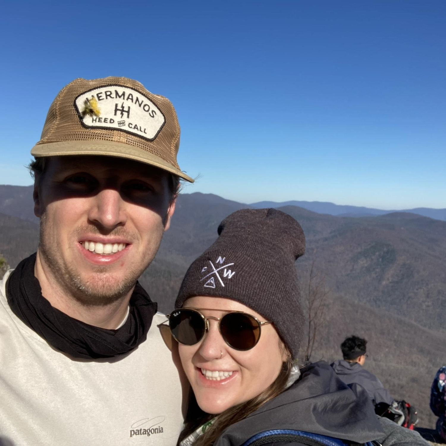 After a long hike on a visit to Shenandoah National Park in 2020