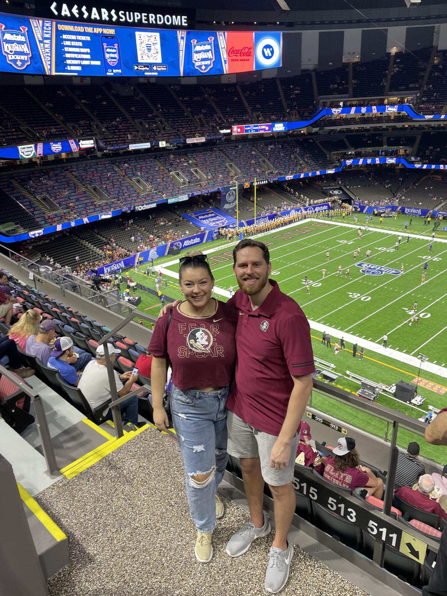 09/04/2022 FSU vs. LSU game at Caesars Superdome in NOLA.