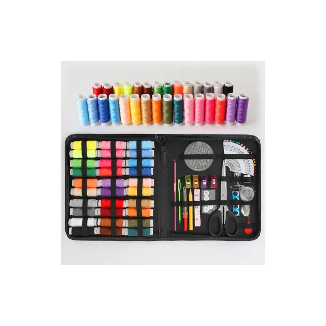 MOVSSOU Sewing Kit 112 pcs Sewing Supplies for Home Travel Emergency