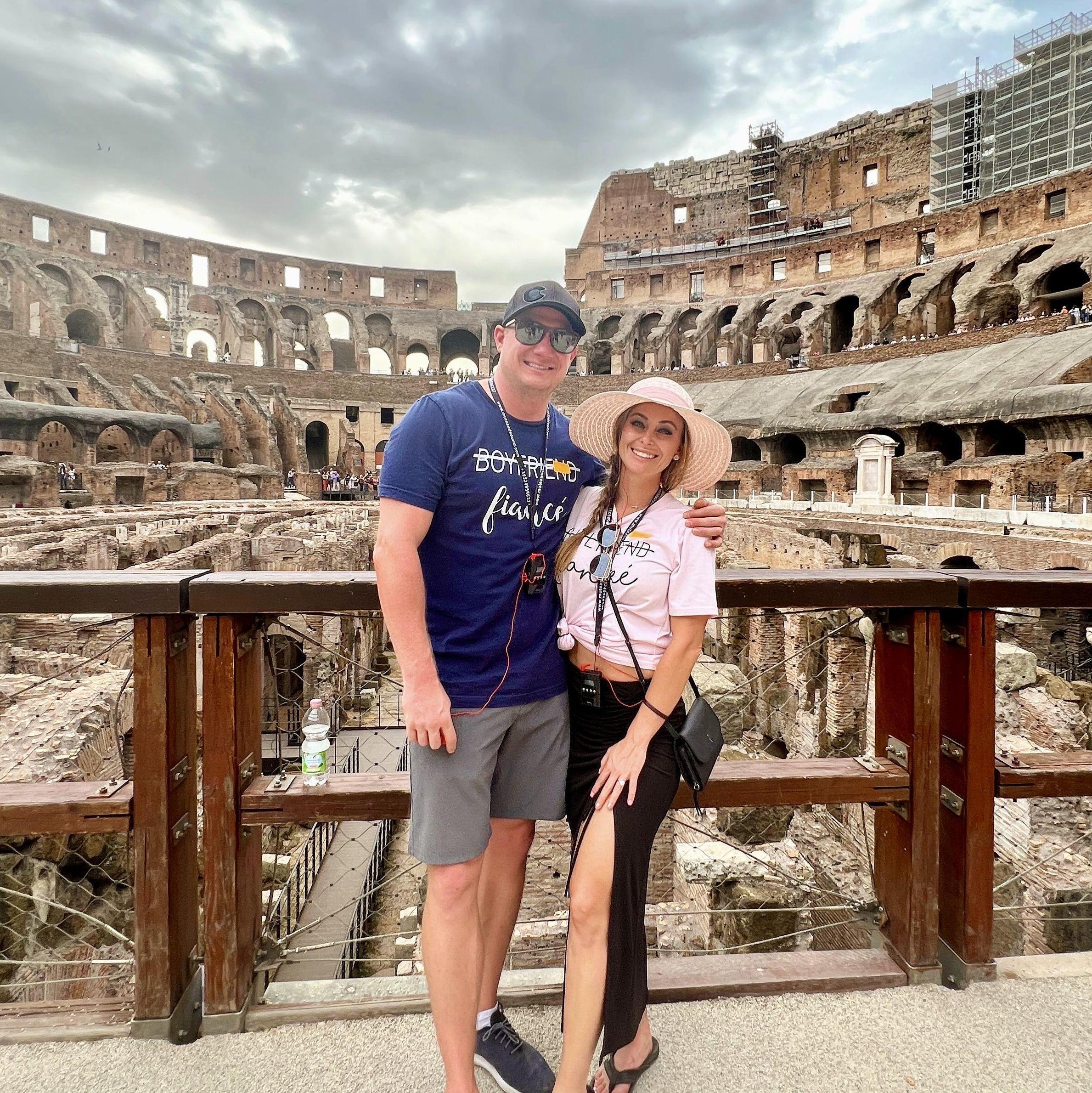 The Colosseum in Rome, Italy!