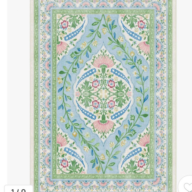 Skye Blue Multicolor Tufted Rug by Mrs. Alice (6 x 9) Ruggable