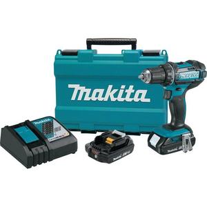 Makita XFD10R 18V Compact Lithium-Ion Cordless 1/2&quot; Driver-Drill Kit