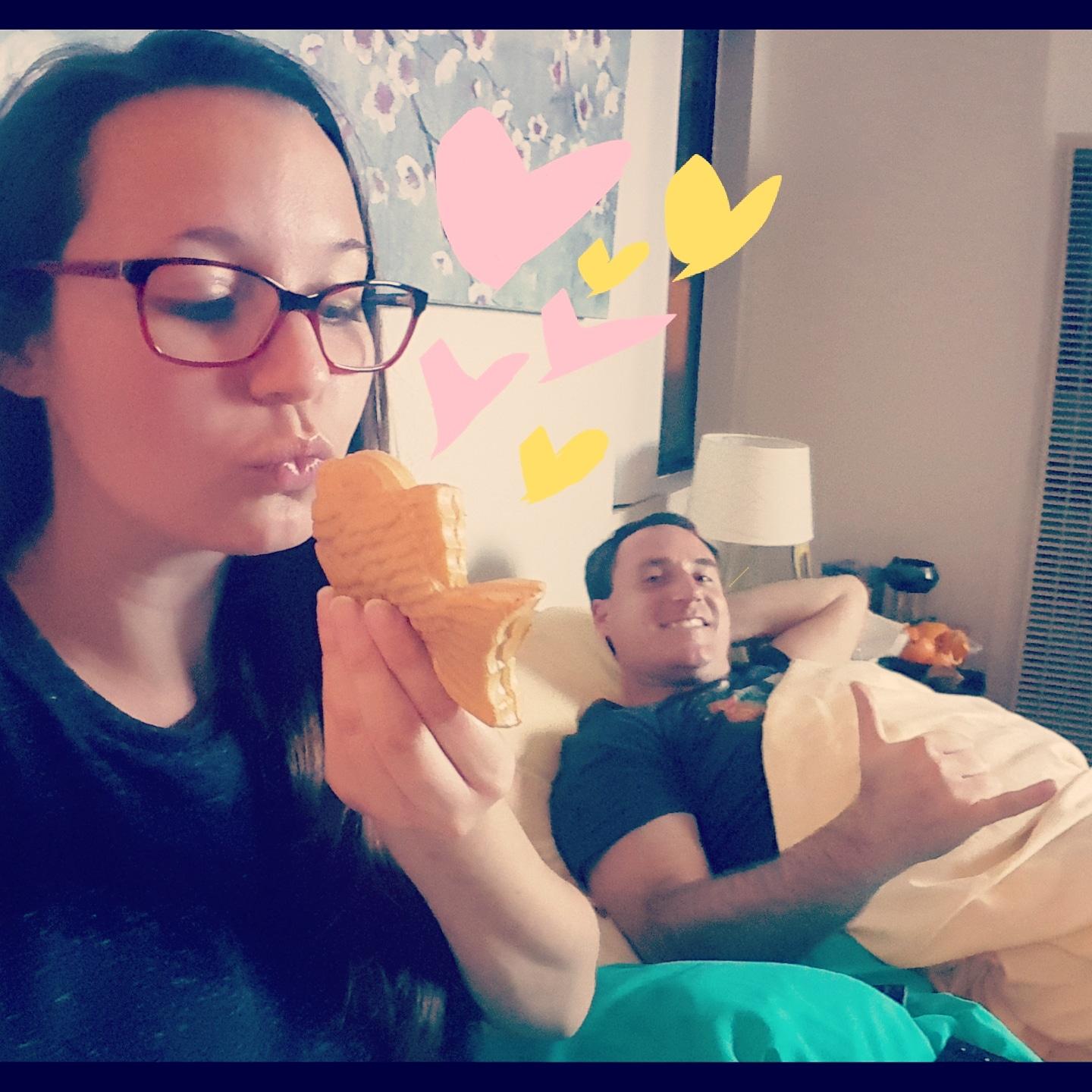 Geoff has always supported my love of food. <3