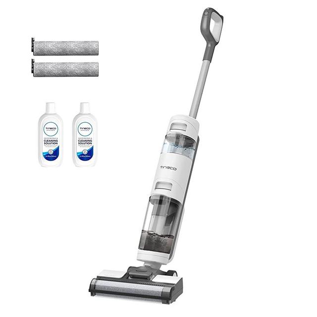 Tineco iFLOOR 3 Breeze Complete Wet Dry Vacuum Cordless Floor Cleaner and Mop One-Step Cleaning for Hard Floors