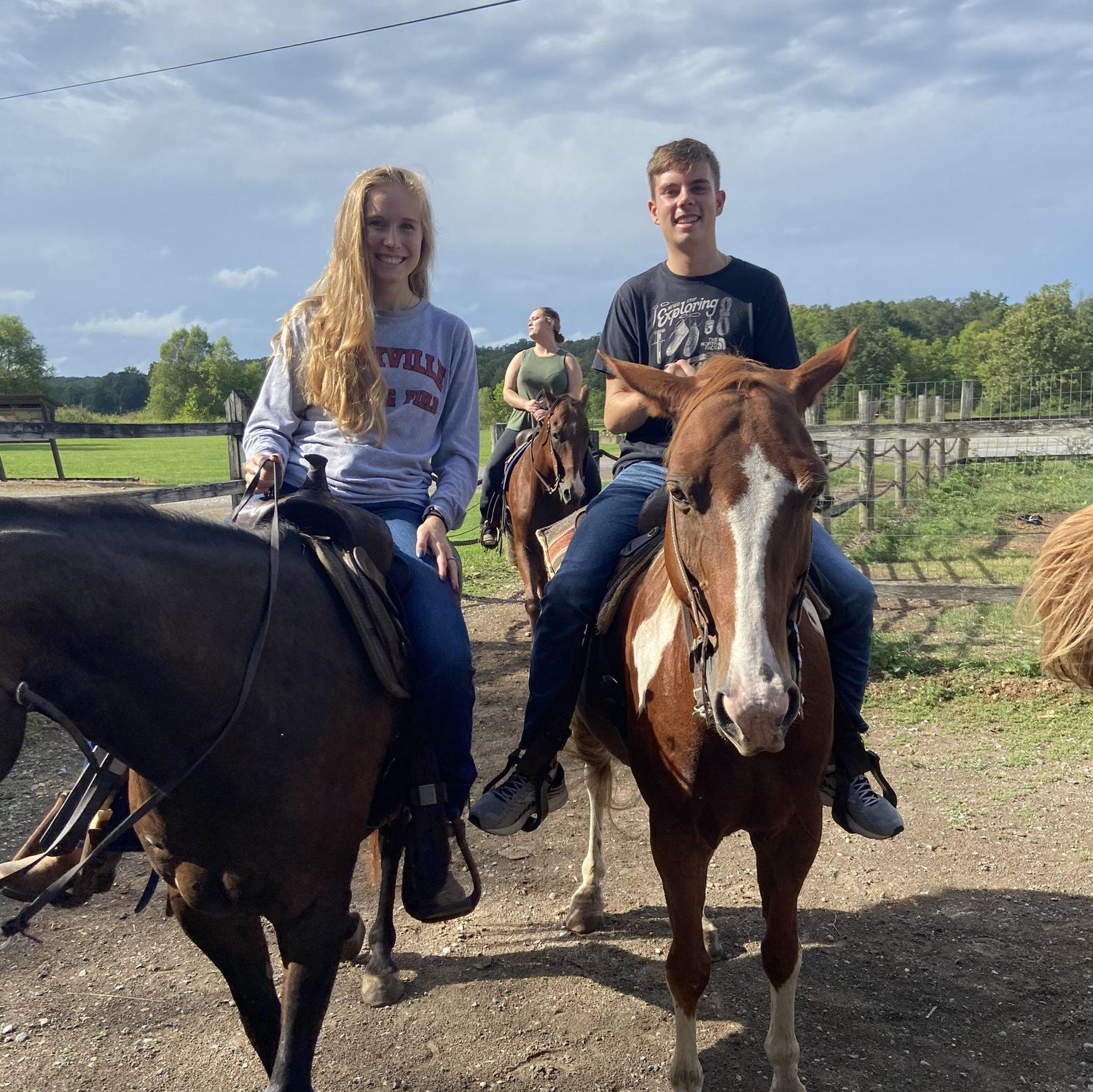 Fall 2020: Alex took Alexis horseback riding for her birthday!