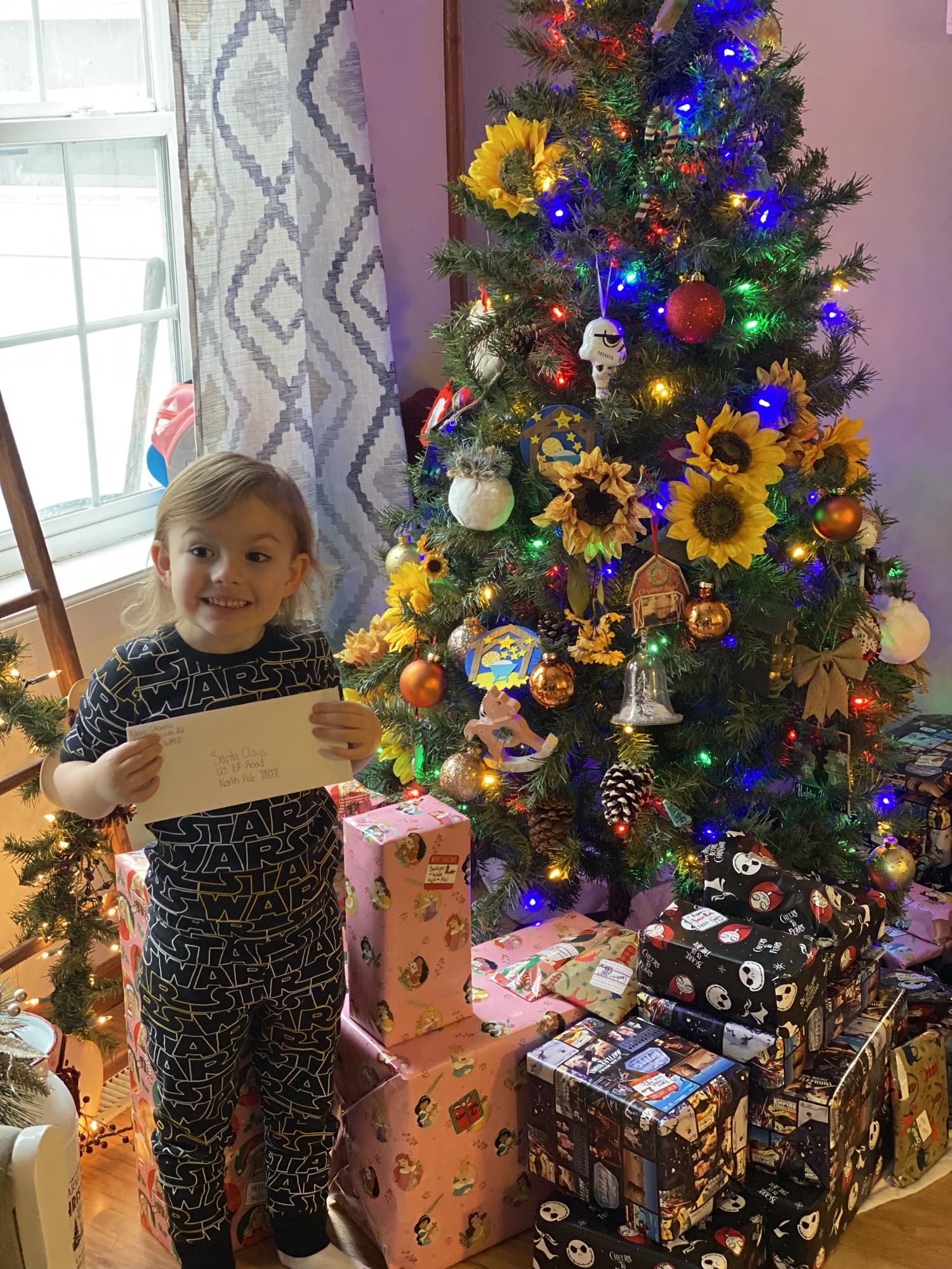 Addie’s letter to Santa!
