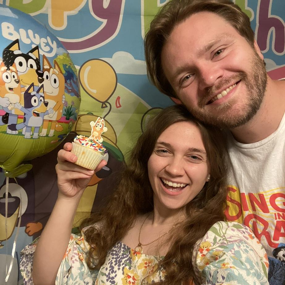 Big Bluey fans. (Ask Hal about his rap remix of “Poor Little Bug on the Wall!”)