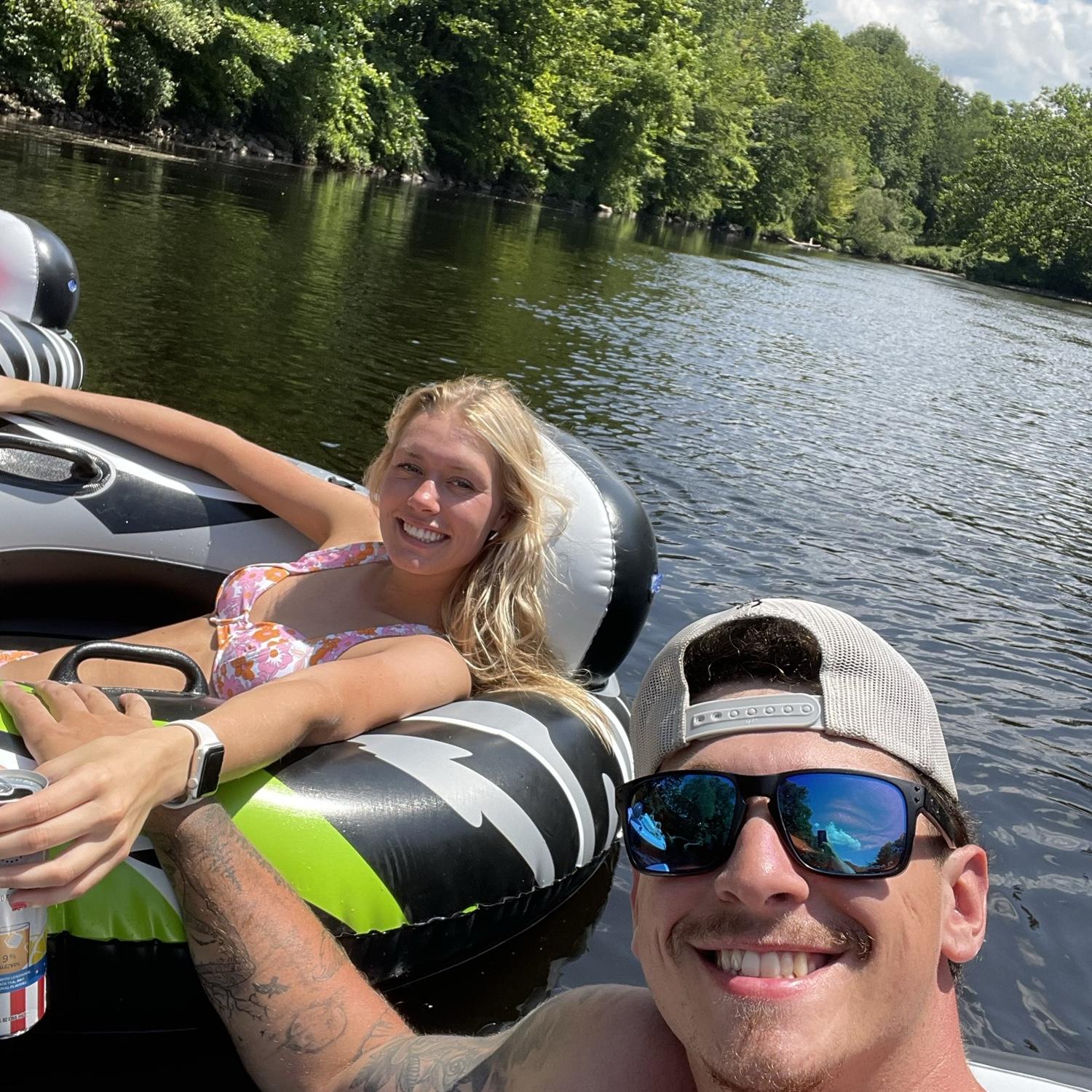 Tubing down the West Canada