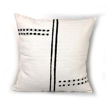 Tonga Pillow Cover - Black Dots & Lines