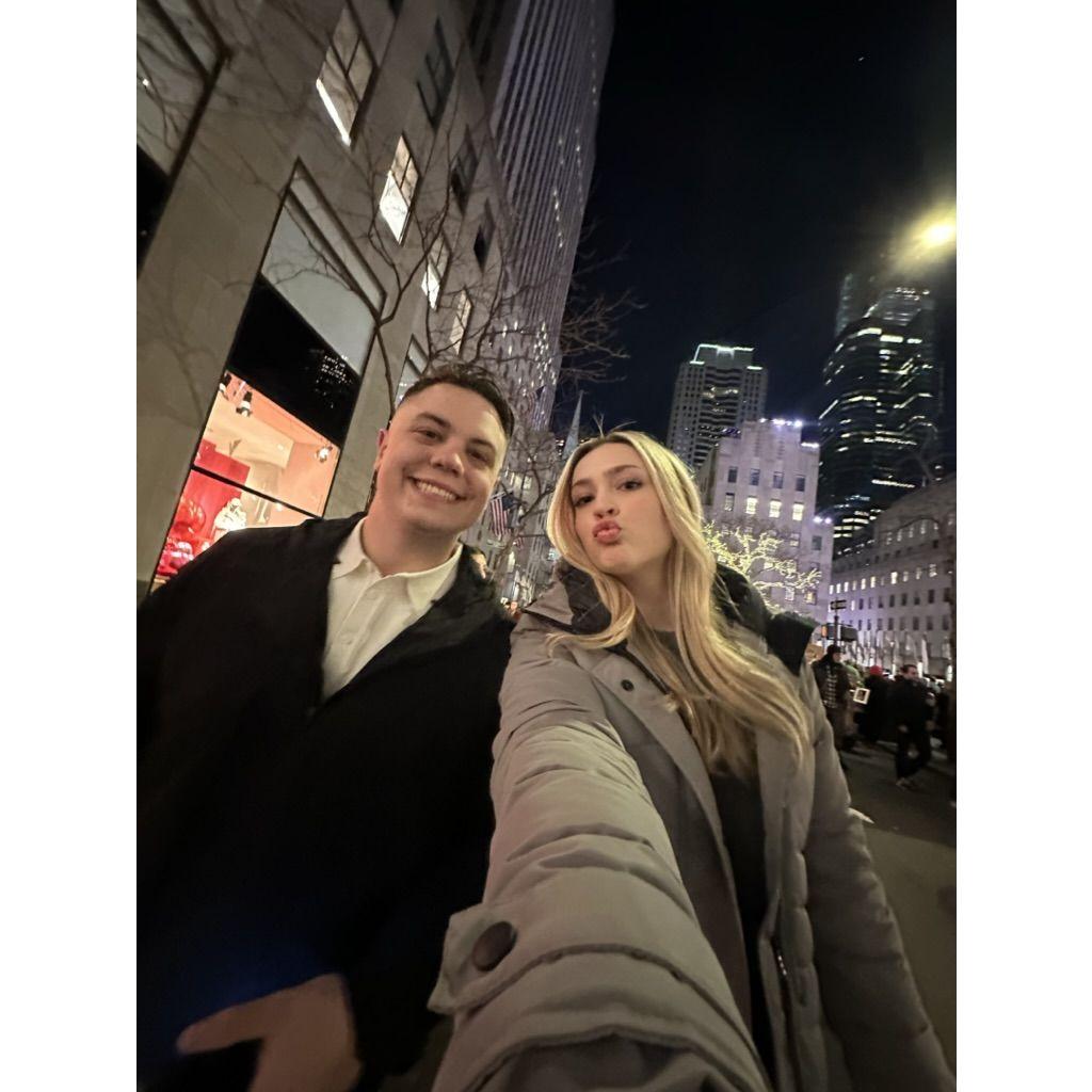 12/15/23 We were walking around Rockefeller Center to see the Christmas decorations!