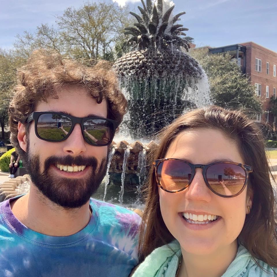 Pineapple fountain in Charleston, SC