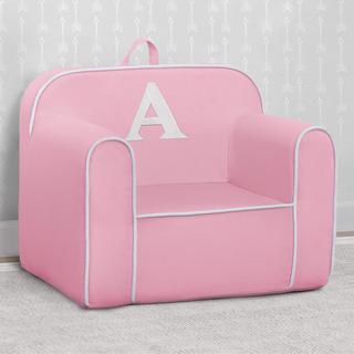 Personalized Pink & White Cozee Chair