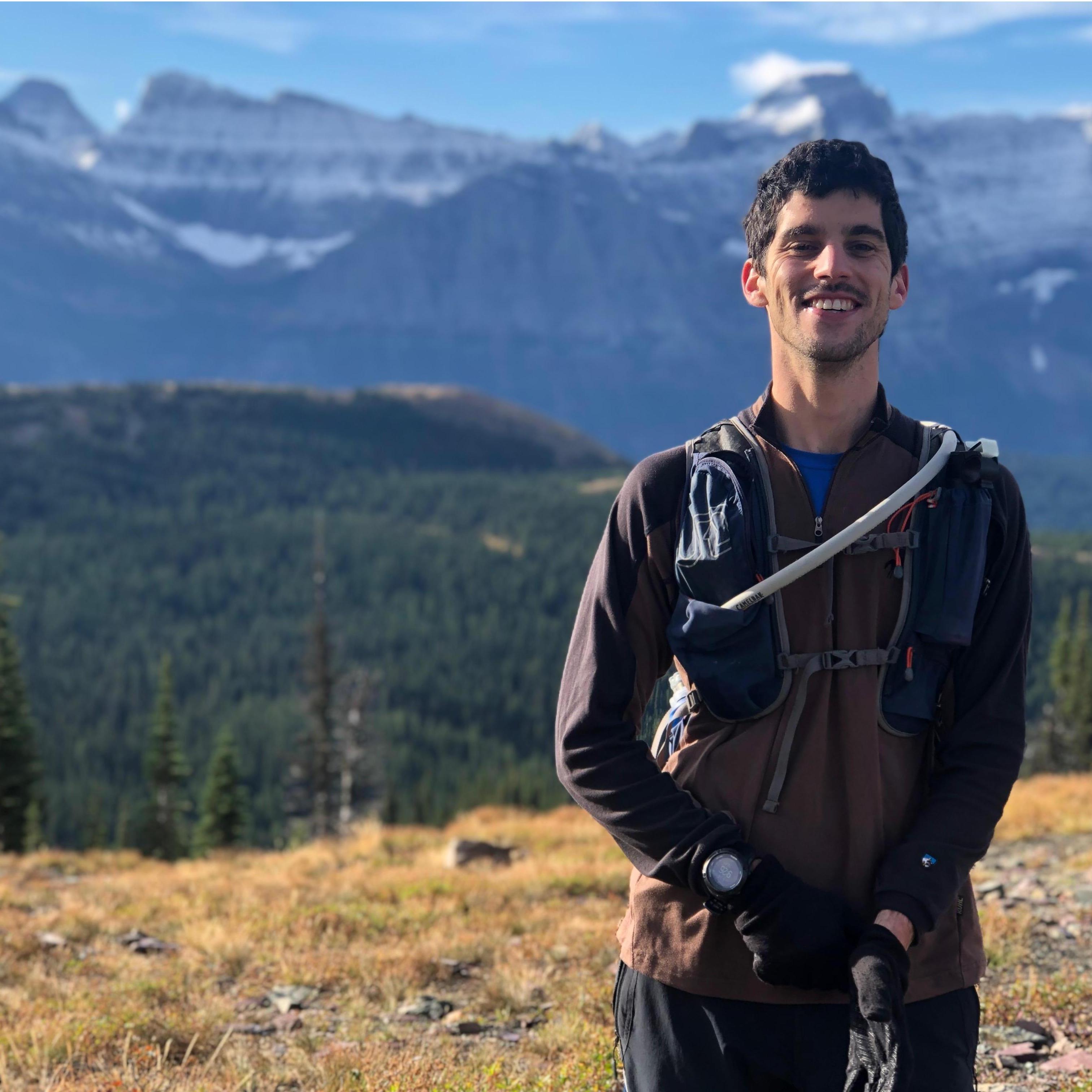 October 2020 - Boris in his element in Glacier National Park. We made it to both of Montana's national parks within our first two months of living in Bozeman.