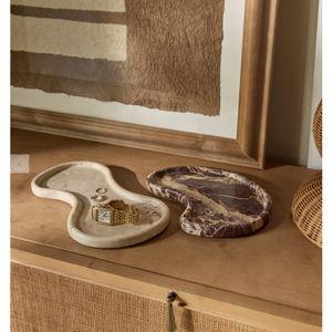 Lulu and Georgia Sorley Marble Trays (Set of 2)