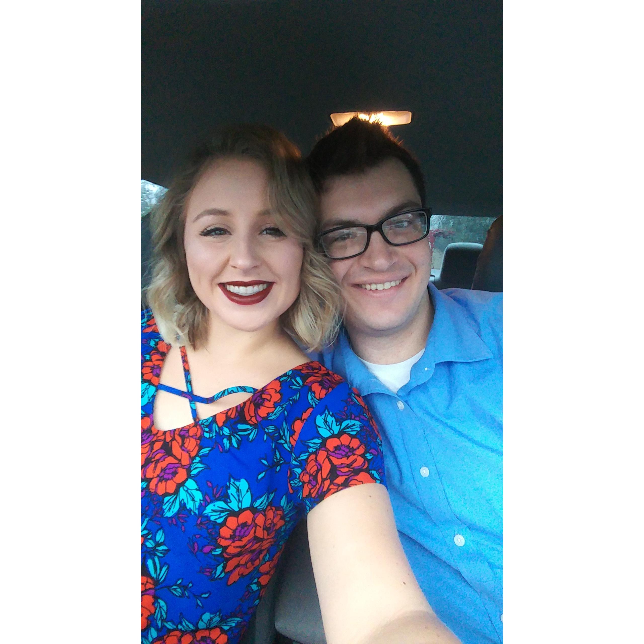James' first time visiting the family in Oklahoma!