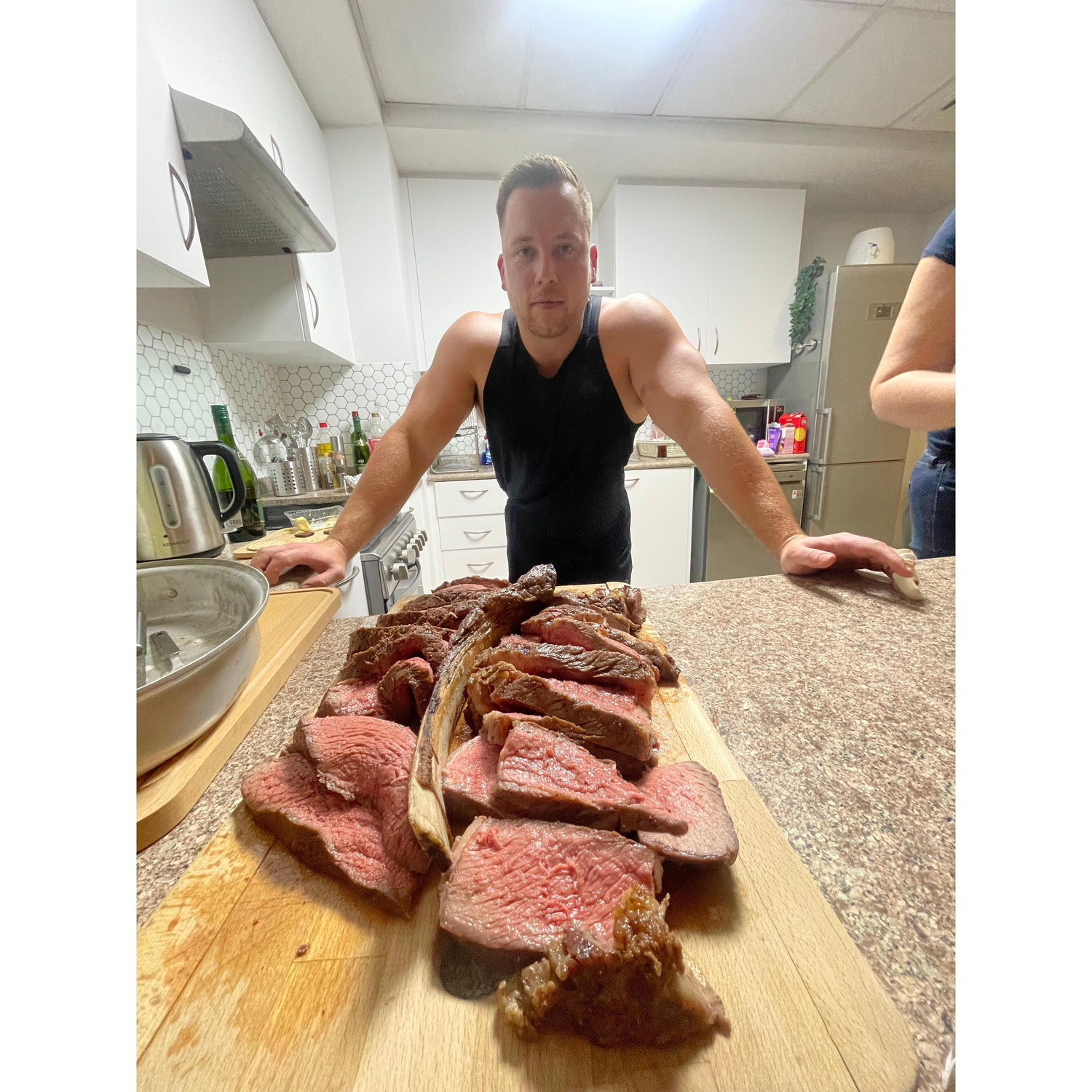 Eerste dag wat die Braai Master vir my sy skills gewys het