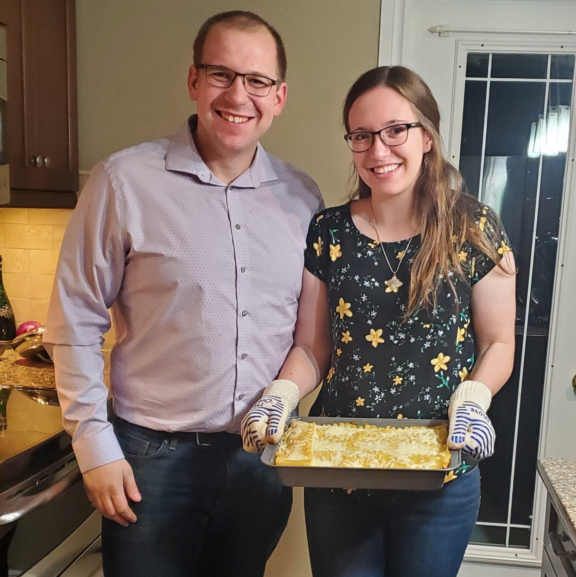 Our first lasagna
