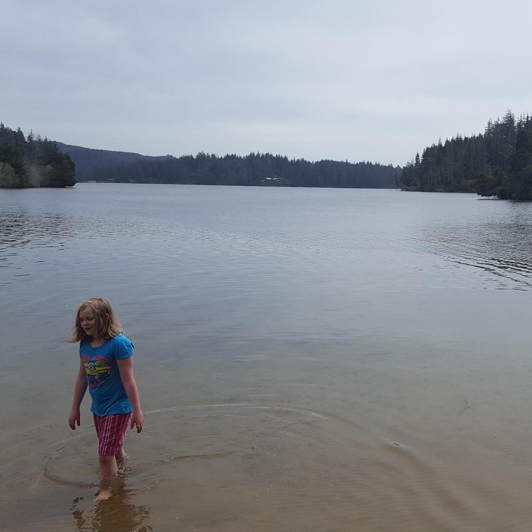 We have always loved camping, especially with Lily