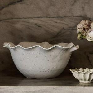 Wynn Portuguese Glazed Terracotta Serve Bowl