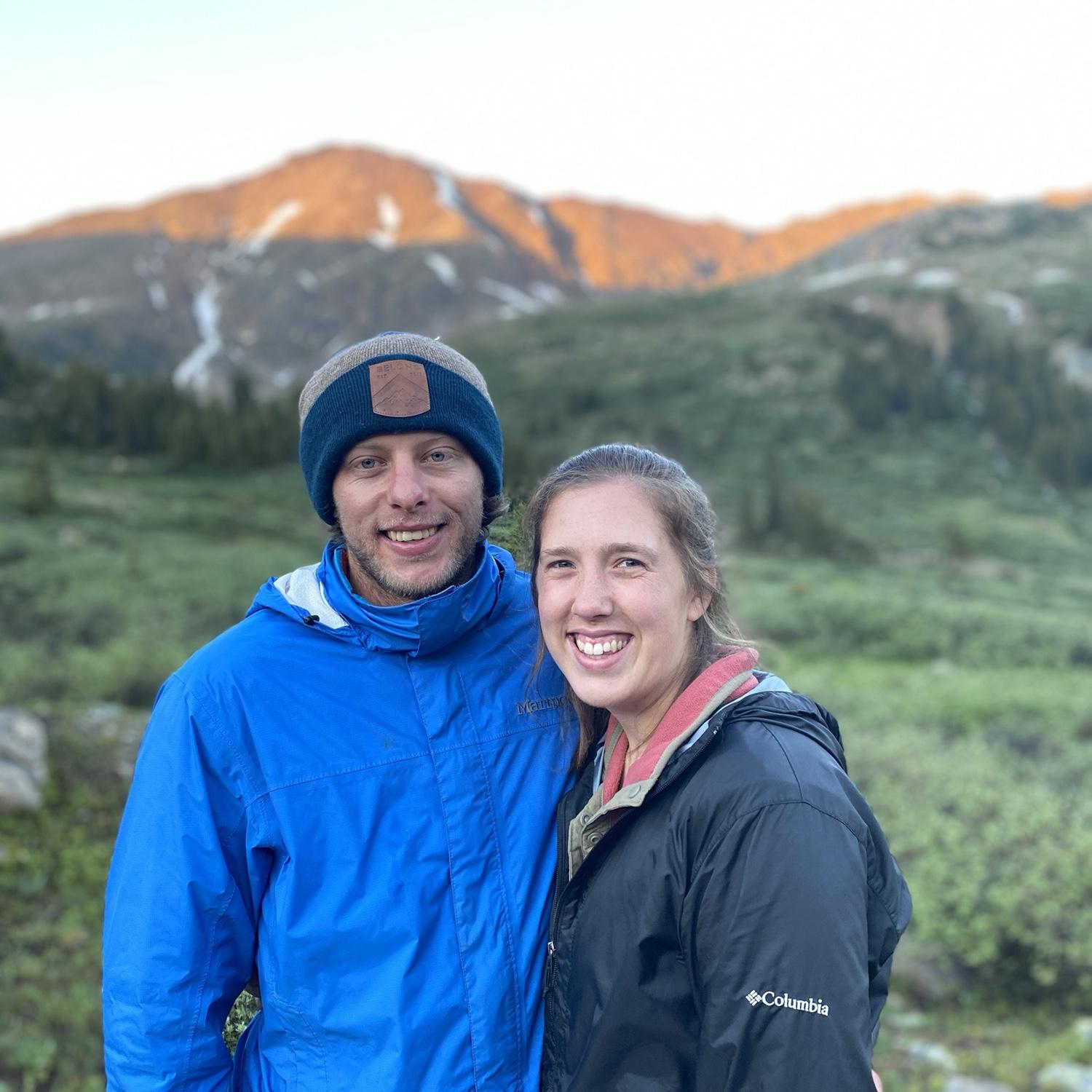 Gorgeous sunset when backpacking with the Hartmann family off Independence Pass