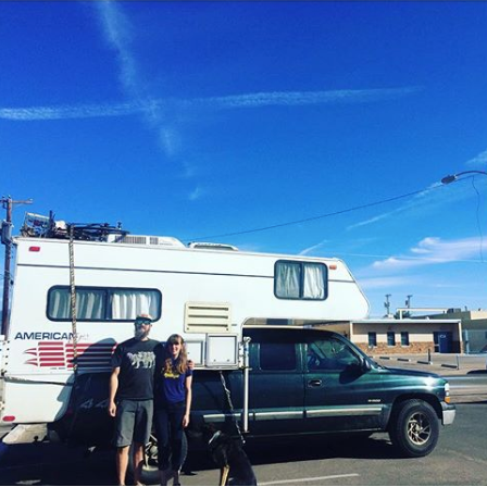 Kevin & Meg & Adams on their great American Roadtrip 2017