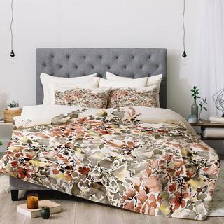 Magic Summery Flowers Terracota Comforter