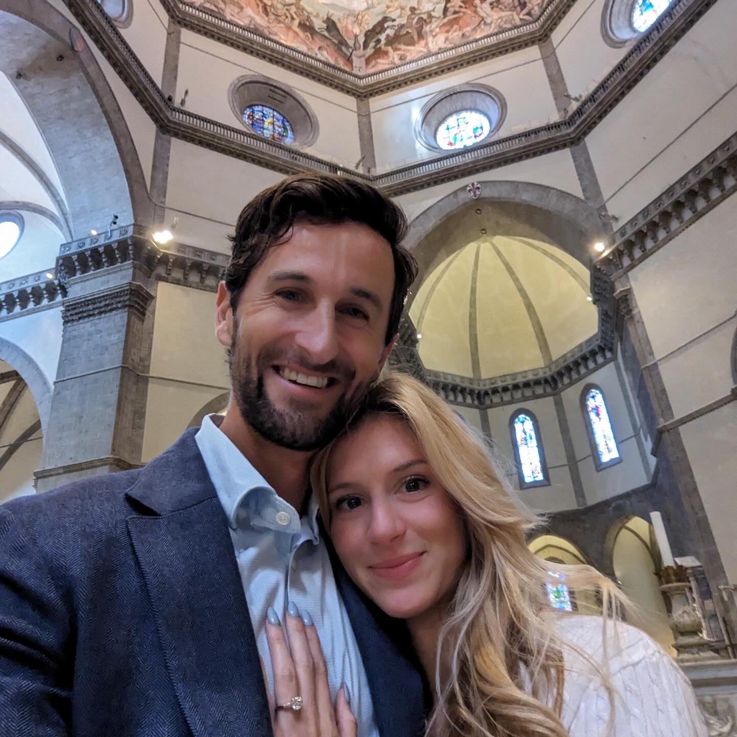 Engaged at the Cathedral of Santa Maria del Fiore! 💍