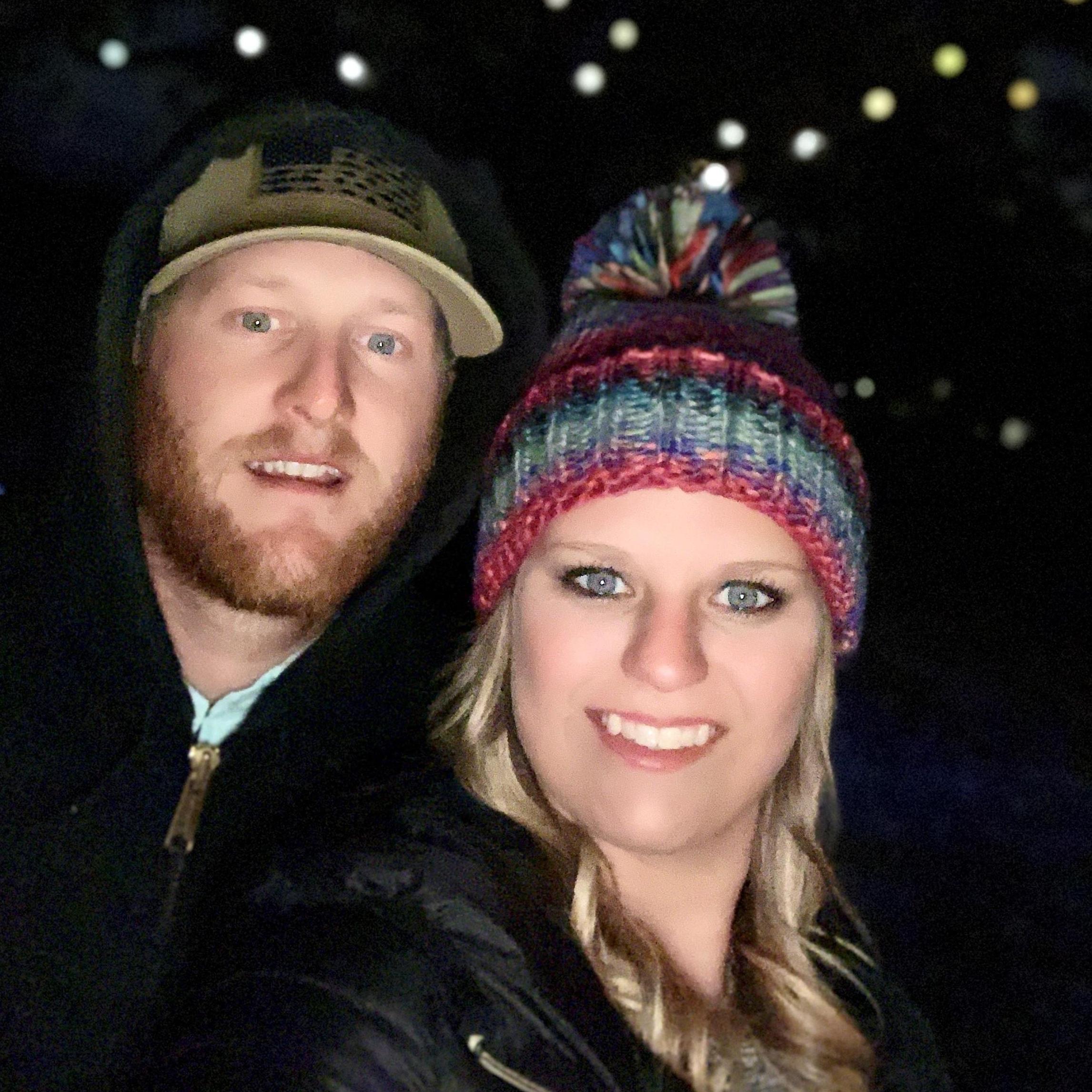 Christmas lights in the Ozarks