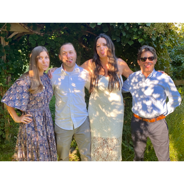 Continuous memories - East Coast Engagement party 2021 - Sally, Aaron, Summer and Steve (Aaron's Father)
