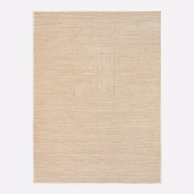 Woven Cable All Weather Rug, 8x10, Natural