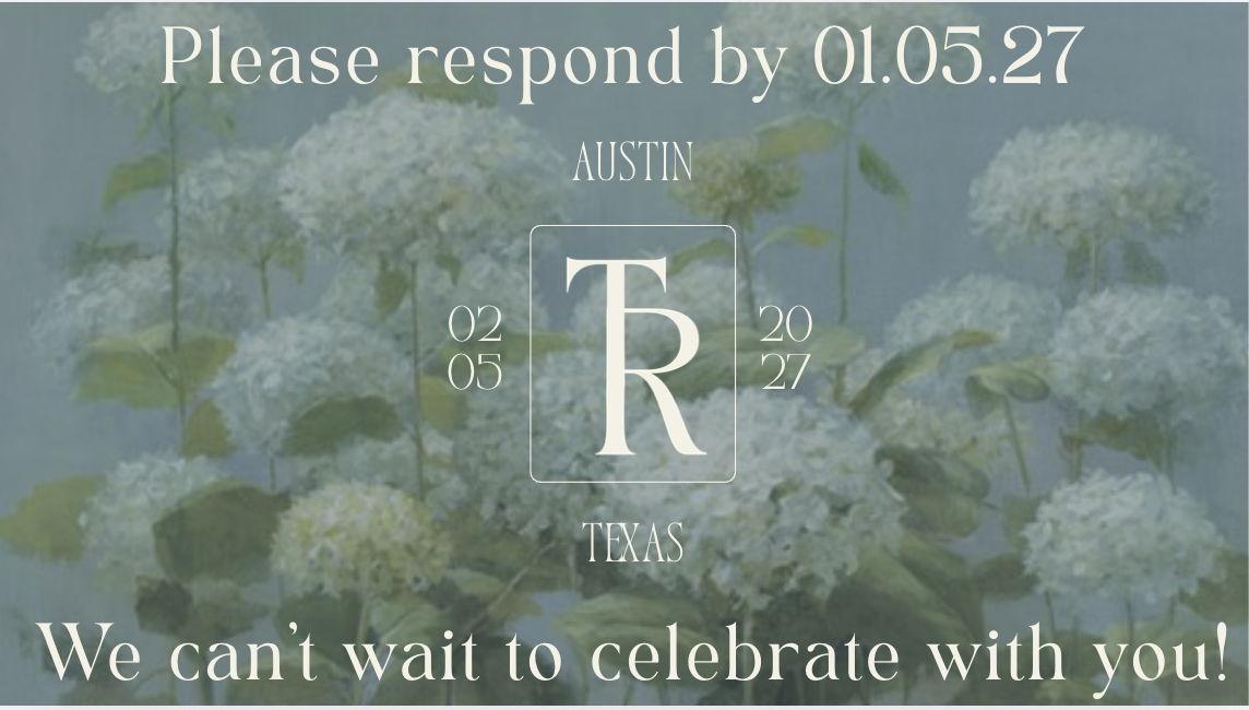 The Wedding Website of Ryann Collopy and Trace Romero