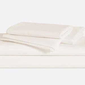 Luxe Sateen Core Sheet Set- Color: Cream; Size: King