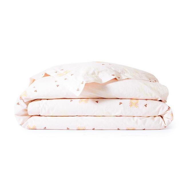 BLUSH CACTUS SILK DUVET COVER, King