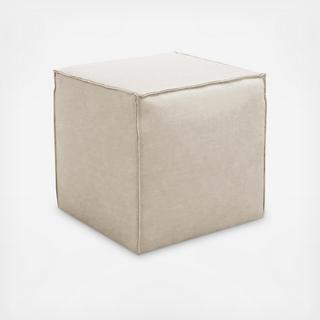 French Seam Cocktail Ottoman
