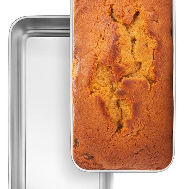 Leonyo 2 Pack Loaf Pans for Baking Bread, 9IN x 5IN Stainless Steel Loaf Pans for Homemade Bread, Meatloaf, Bananas, Brownies, Lasagnas, Dishwasher Oven Safe