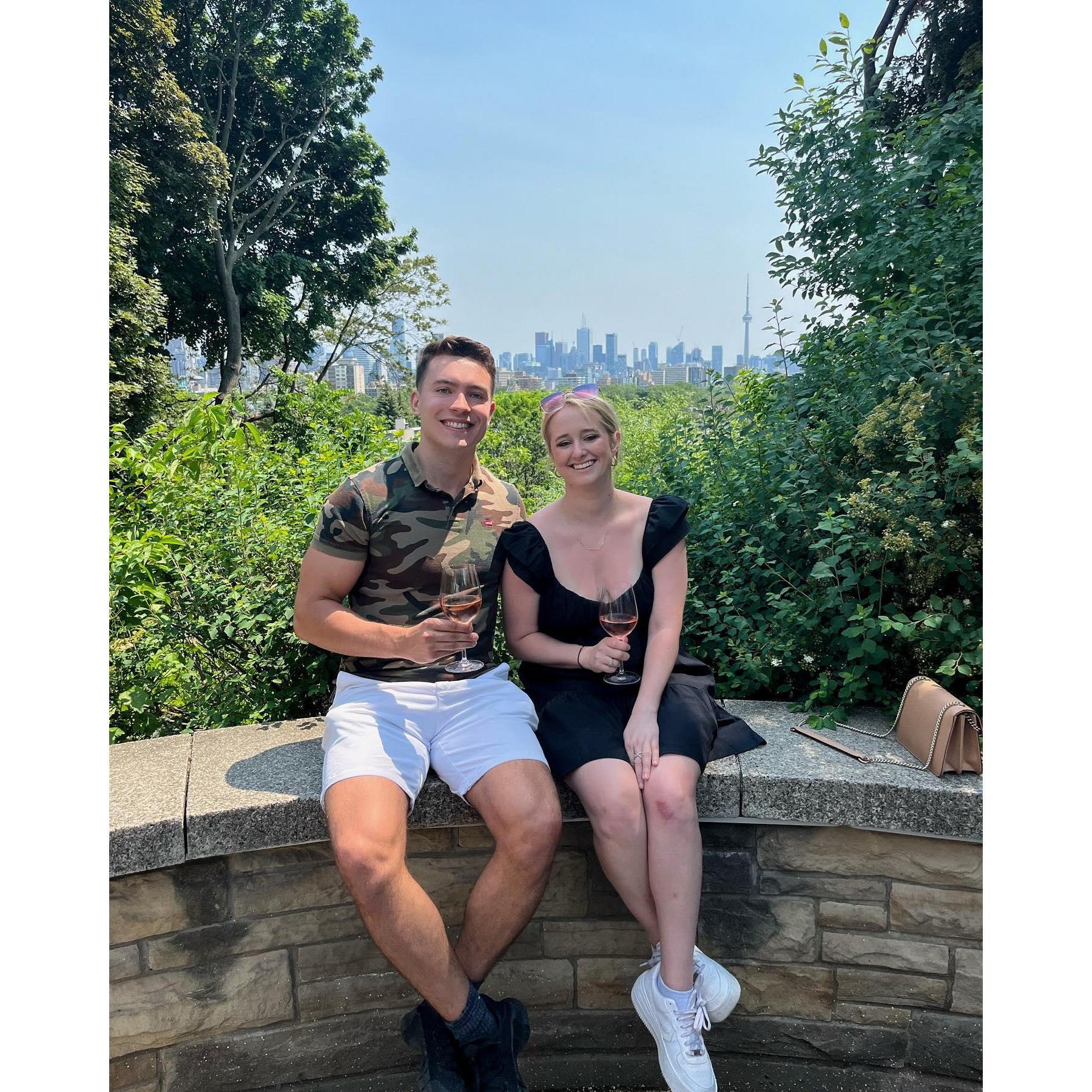 First trip to Toronto together where Petra met Dan's parents for the first time.