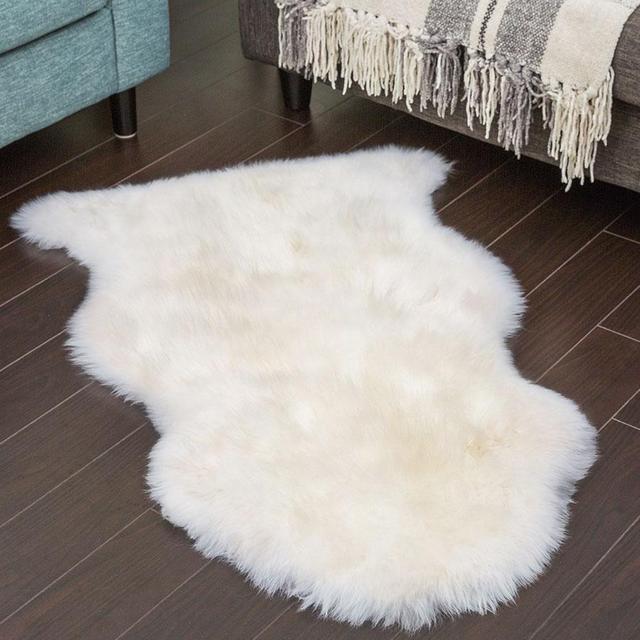 Ivory Sheepskin Rug (2x3.5ft)