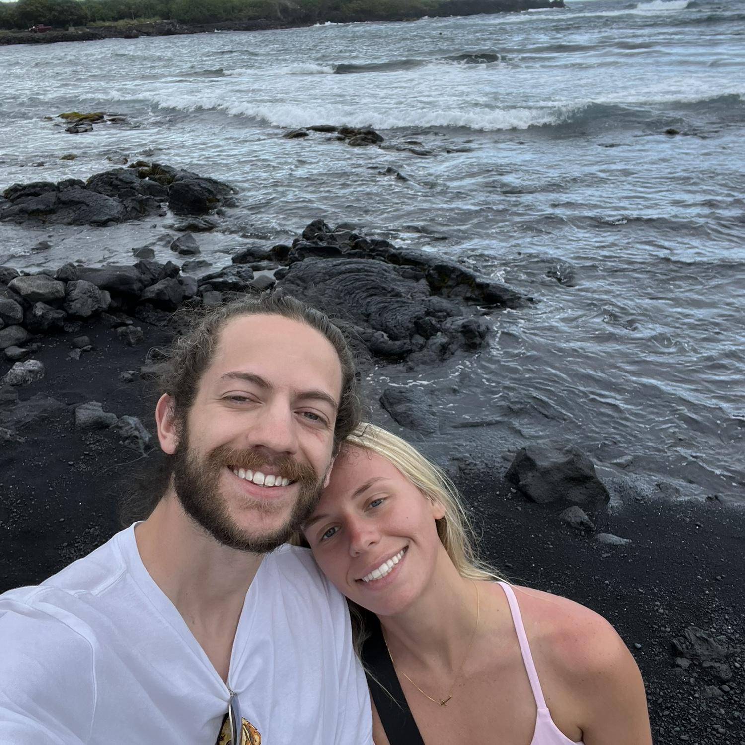Black Sand Beach , Hawaii