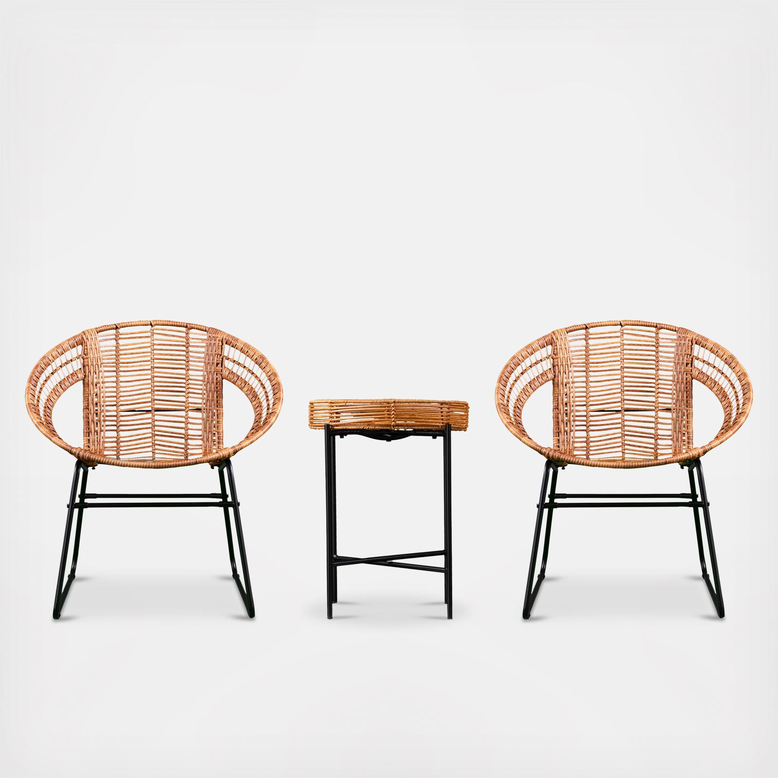 Alandhra 3-Piece Bistro Set - Thumbnail 4