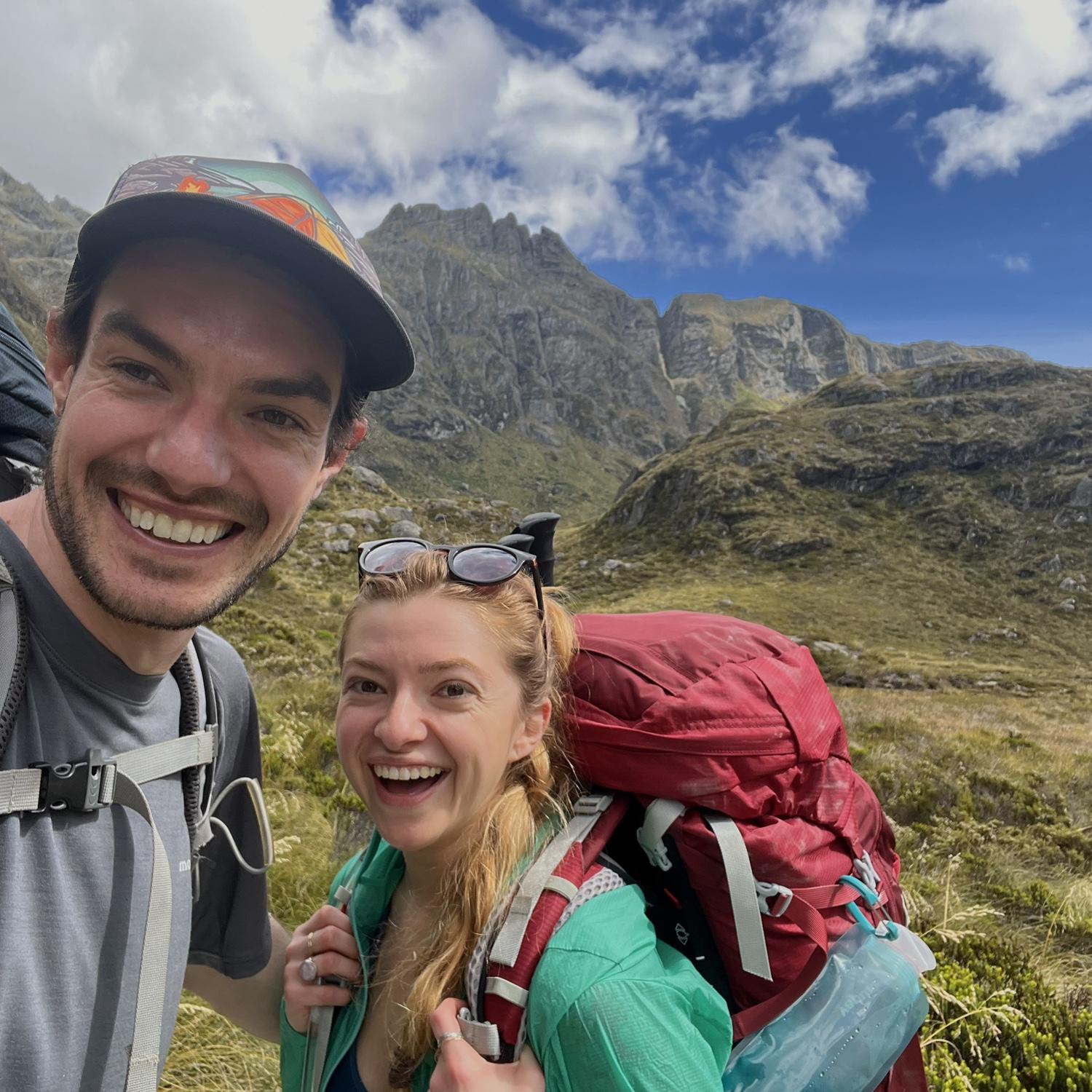 Backpacking the routeburn trek in New Zealand
