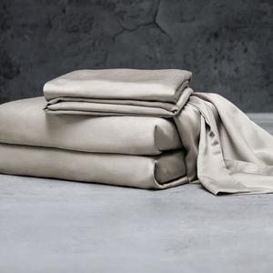 LUXOME Luxury Sheet Set, King Size, Dune Color