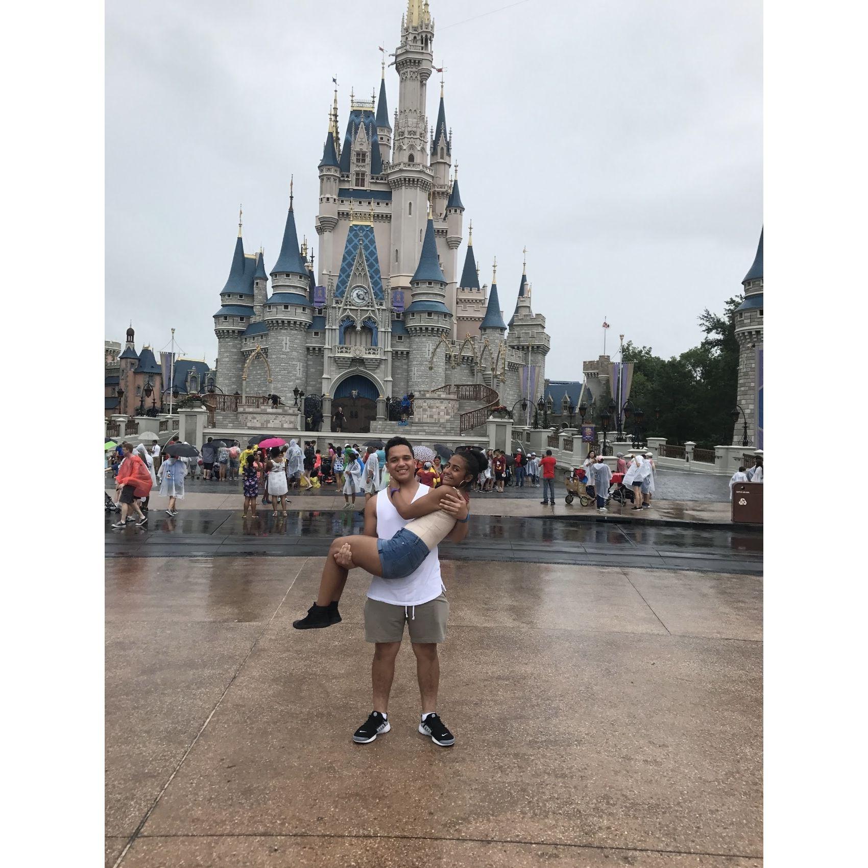 First time at Disney together