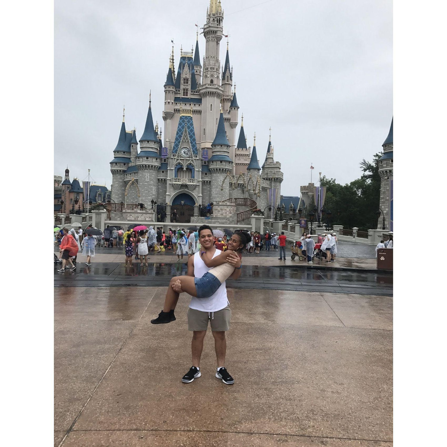 First time at Disney together