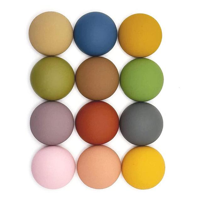 12PCS Strong Fridge Magnets, Colorful Decorative Matte Refrigerator Magnets, Cute Whiteboard Magnets, for Office Cabinets and Dishwasher