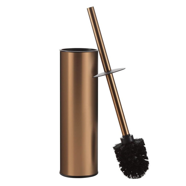 BGL Rose Gold Toilet Brush and Holder,Stainless Steel Toilet Brushes for Bathroom with Holder