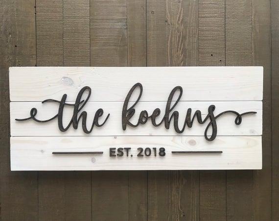 The LeBlomberg's Welcome sign