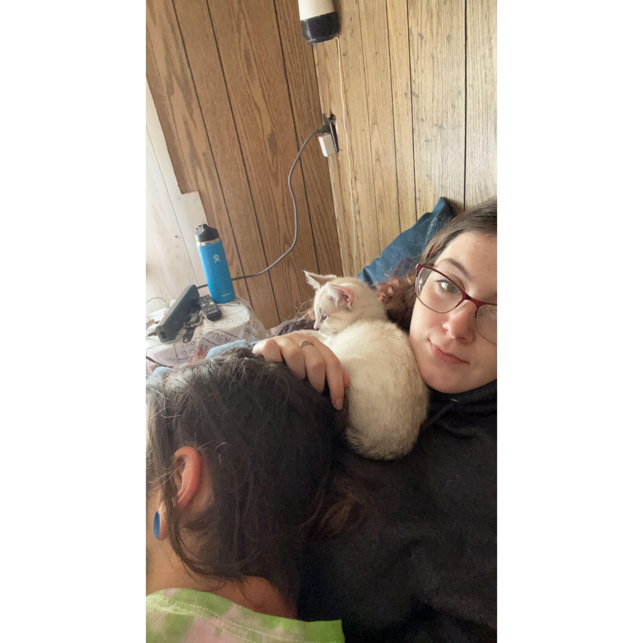 us with our fur baby