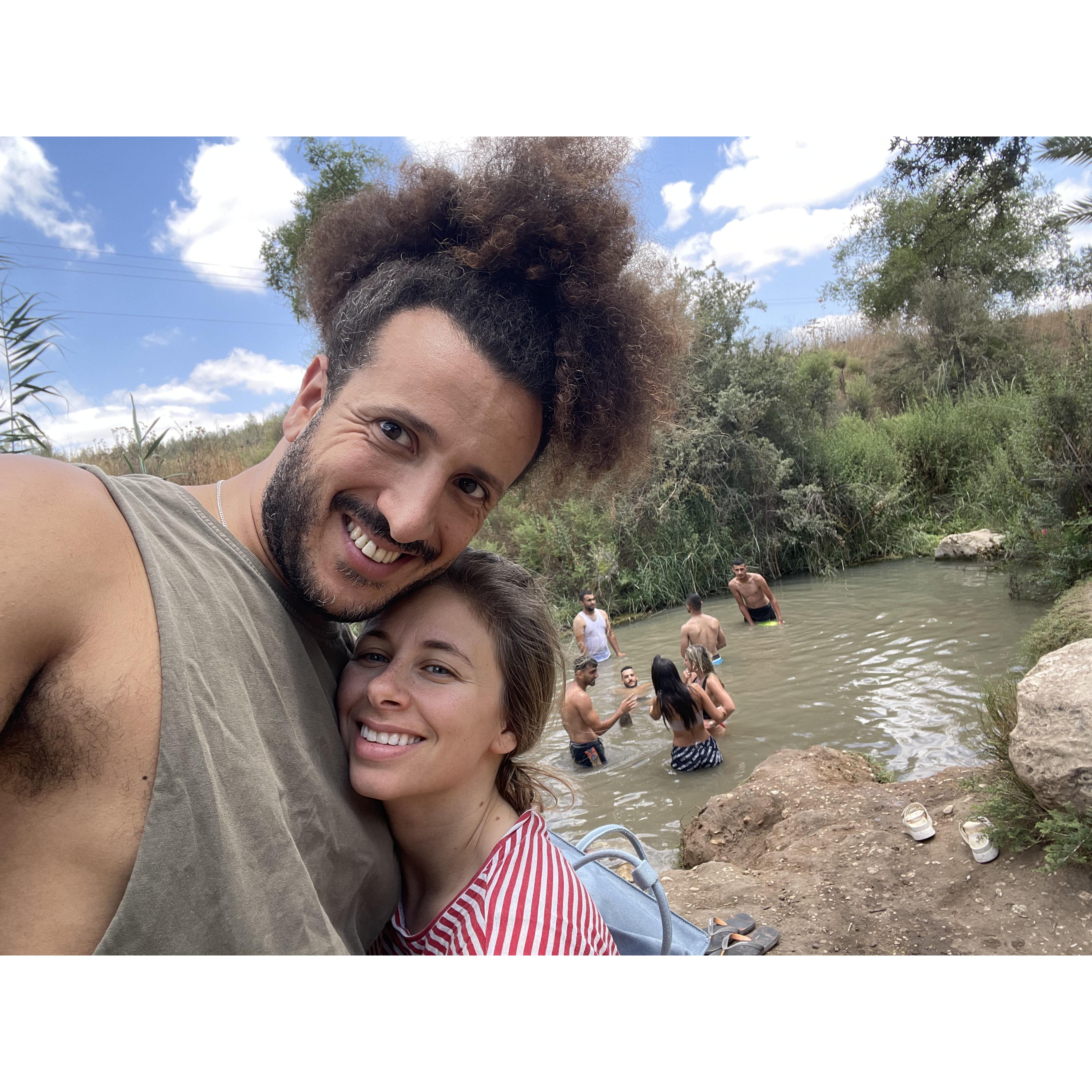 We love water! In Israel there are so many hidden little rivers.