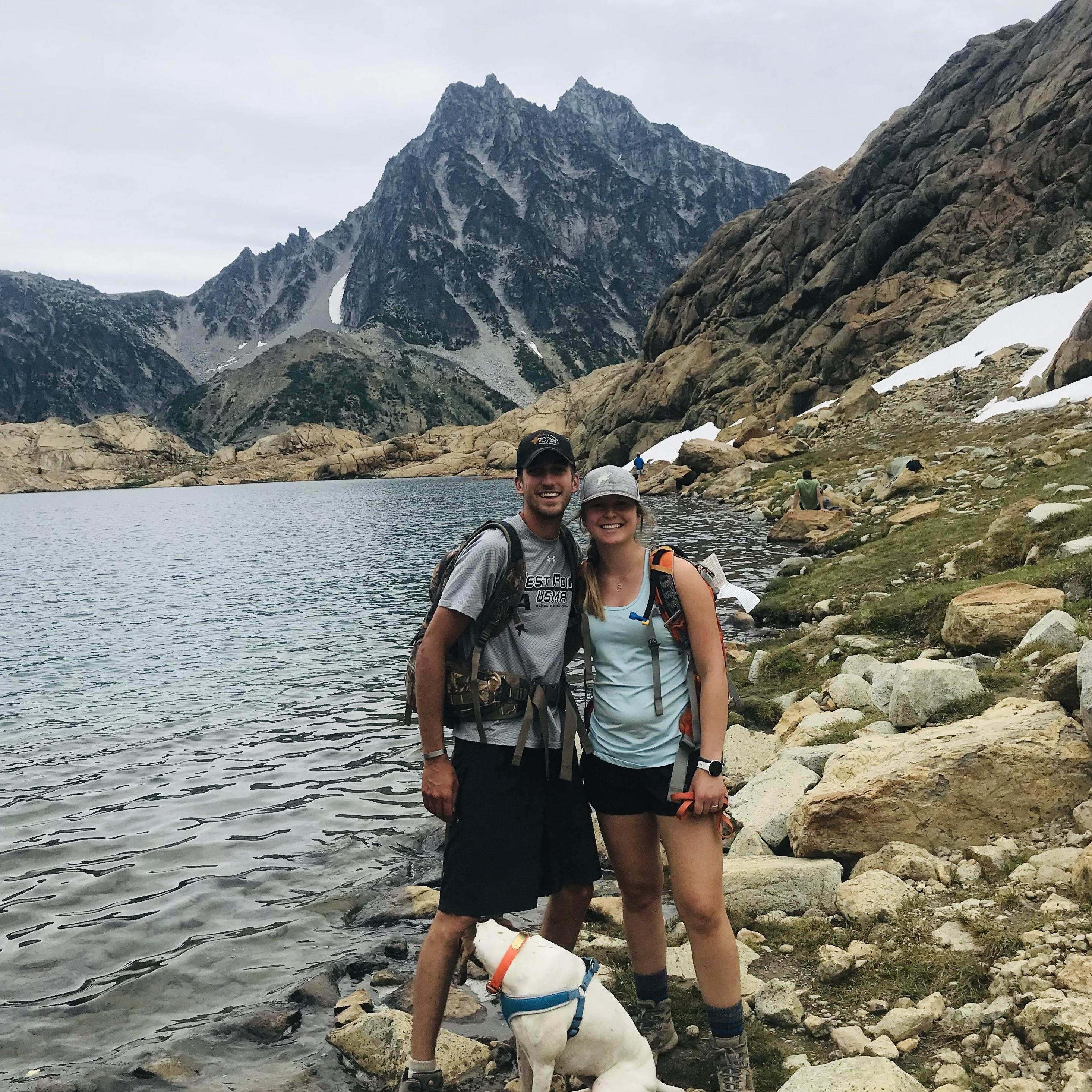 Lake Ingalls Hike with Mt. Stuart in the background, August 2020