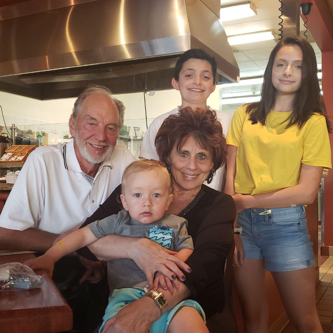 Family time at Chez Patrick